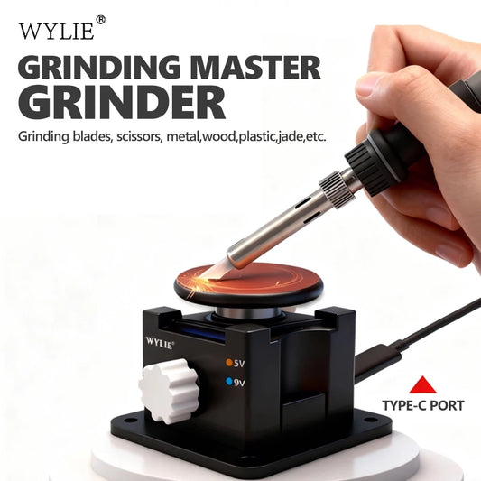 WEILI MORO-35 Grinding Machine Type-C Electric Polishing Machine for Tweezers Blades Repair Tools Professional Repair Tools