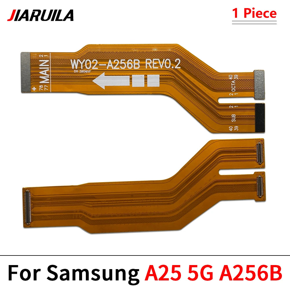 10Pcs/Lot，Main Board Motherboard Connector Flex Cable For Samsung A15 A16 A25 A35 A55 A26 A36 A56 4G 5G A166B A156B Samsung phone repair parts