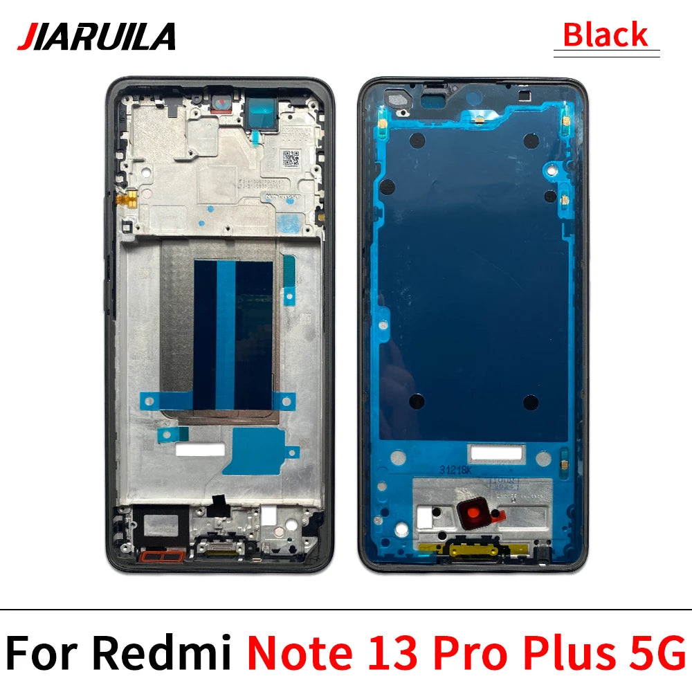 New For Xiaomi Redmi Note 13 Pro Plus 4G 5G Front Housing LCD Frame Screen Bezel Holder Xiaomi  Xiao mi phone repair parts