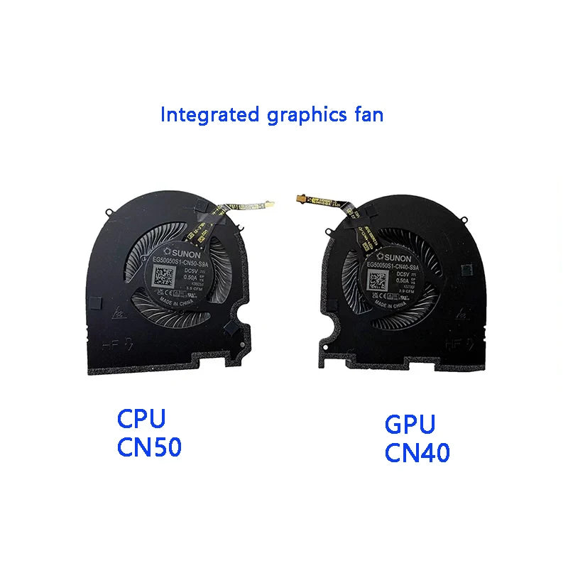 New Original Laptop CPU GPU Cooling Fan For DELL XPS 14 9440 0256J1 091DY0 Dell laptop repair parts
