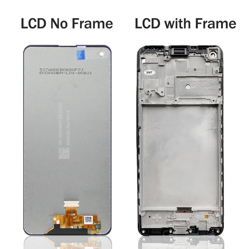 6.5" A21S Display Screen for Samsung Galaxy A21S A217 A217F/DS Lcd Display Touch Screen Digitizer with Frame Replacement Samsung phone repair parts