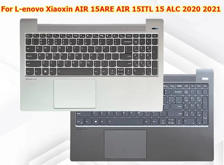 Upper case keyboard for Lenovo Xiaoxin AIR 15ARE AIR 15ITL 15 ALC 2020 2021 topcase palmrest C shell keyboard cover touchpad Lenovo laptop repair parts