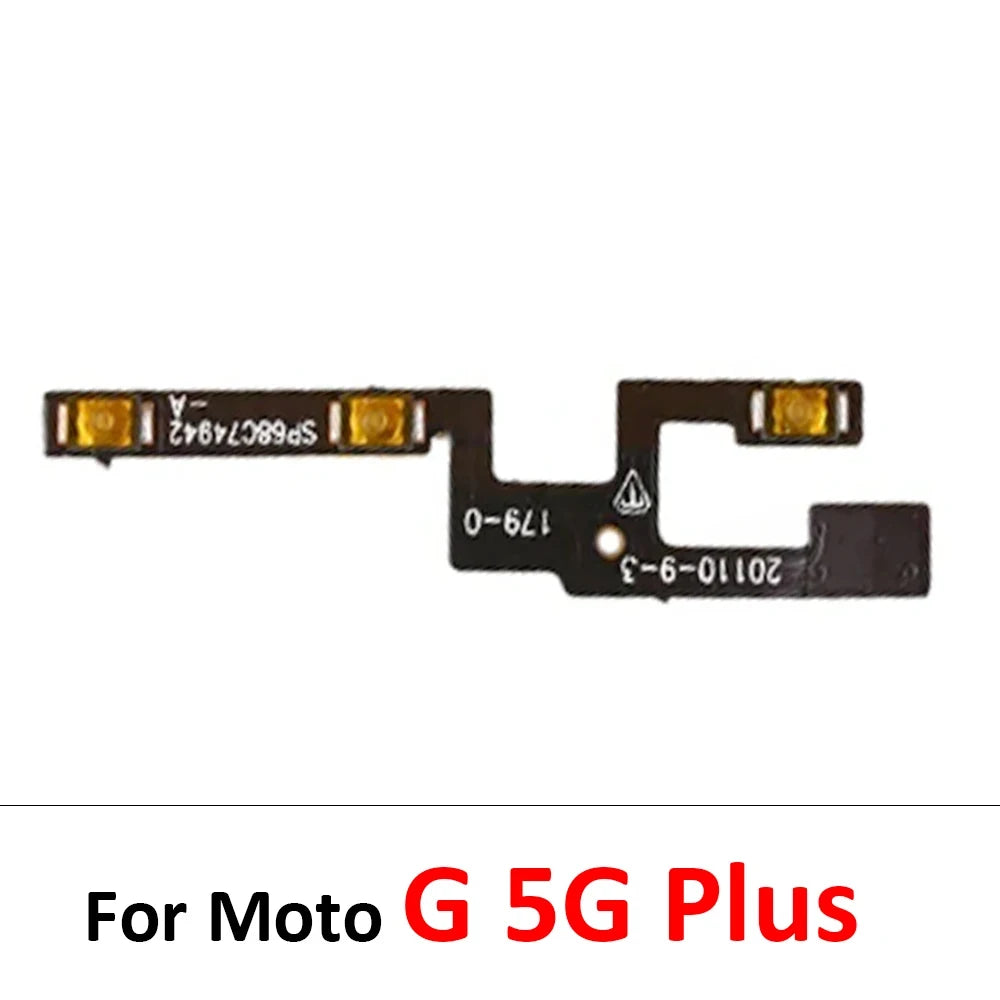 Power On Off Volume Side Button Key Flex Cable For Motorola Moto G 5G Plus Power Stylus Play Pure 2021 2022 Motorola phone repair parts