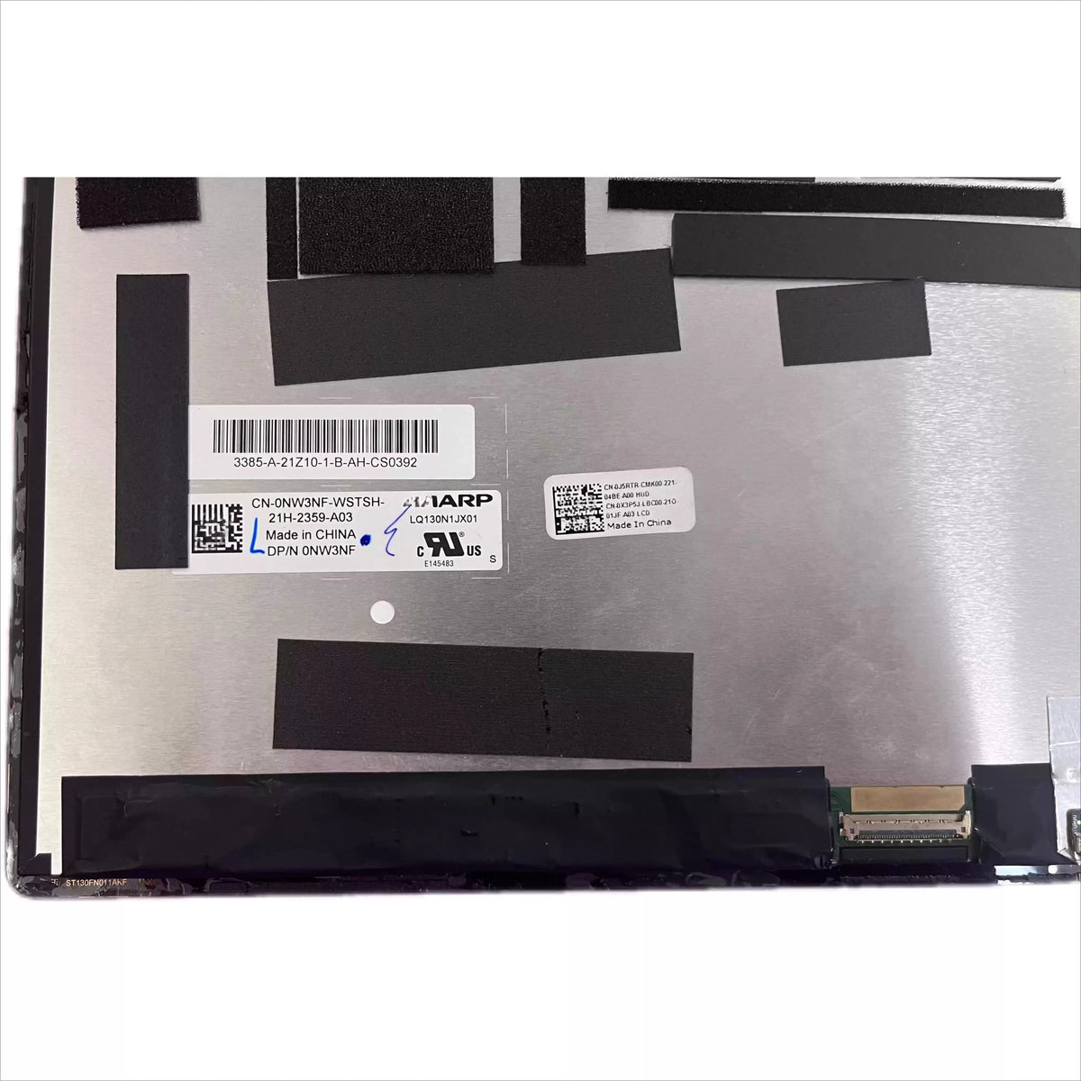 13.3“ Touch LCD LED screen LQ130N1JX01 0NW3NF for Dell Latitude 13 7320 2-in-1 1920x1280 40 Pin FHD+ GDB33 panel Assembly Dell laptop repair parts