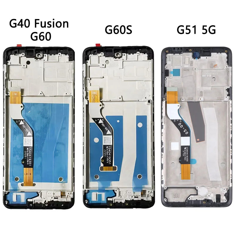 G40 Fusion Screen For Motorola Moto G60 G60S PANB0001IN XT2133-2 Display Touch Screen Assembly For Moto G51 5G XT2171-2 LCD Motorola phone repair parts