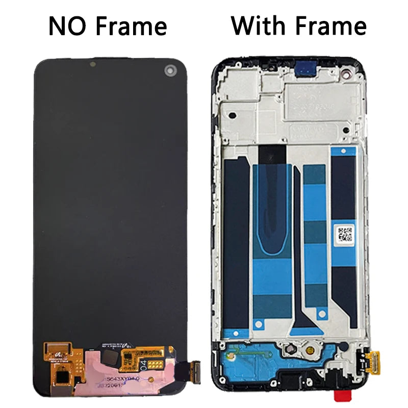 6.4"TFT/Ori For Realme 8 Pro 8Pro RMX3081 LCD Display Touch Screen Digitizer For Realme8 4G RMX308 LCD Replacement Repair Parts Oppo phone repair parts Realme phone repair parts