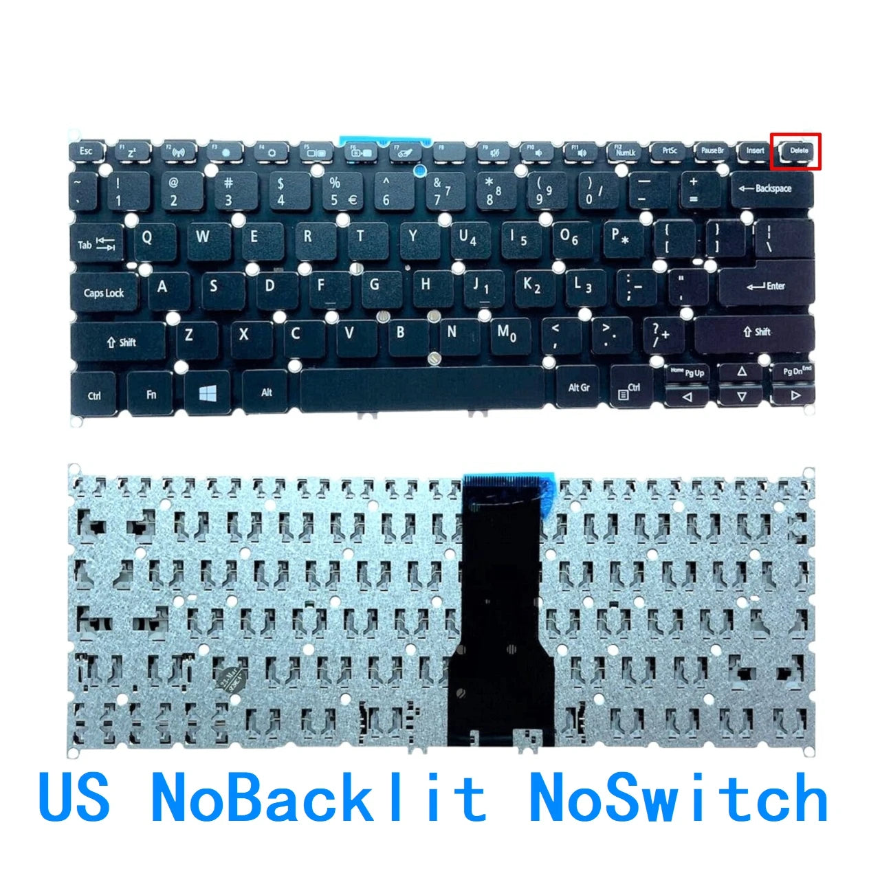 New US Spanish language  Backlit Keyboard For Acer Swift 1 SF114-32 SF114-33 SF114-34 SF114-32-P30S SF114-32-C91M  ACER laptop repair parts