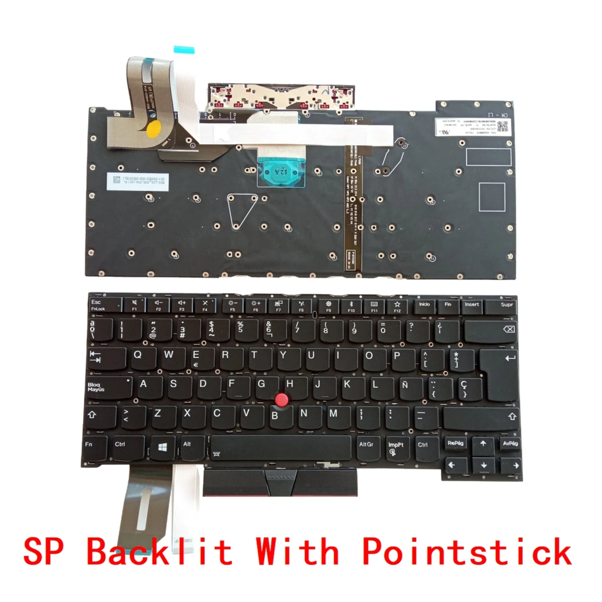 US RU SP AR BR PT Backlit Keyboard For Lenovo Thinkpad T490s T495s, X1 Extreme Gen 1/ Gen 2 , P1 Gen 1 / Gen 2 Lenovo laptop repair parts