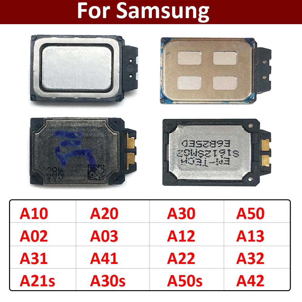 2Pcs Loudspeaker Loud Speaker Buzzer Ringer For Samsung A10 A20 A30 A50 A02 A31 A21s A30s A50s A03 Core A22 A32 4G 5G Samsung phone repair parts