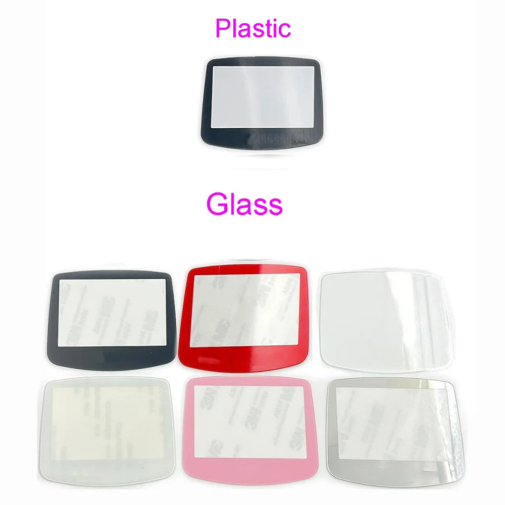 1PC Plastic & Glass Screen For GBA Game Console Display Mirror Lens Protector For Gameboy Advance Game console repair parts