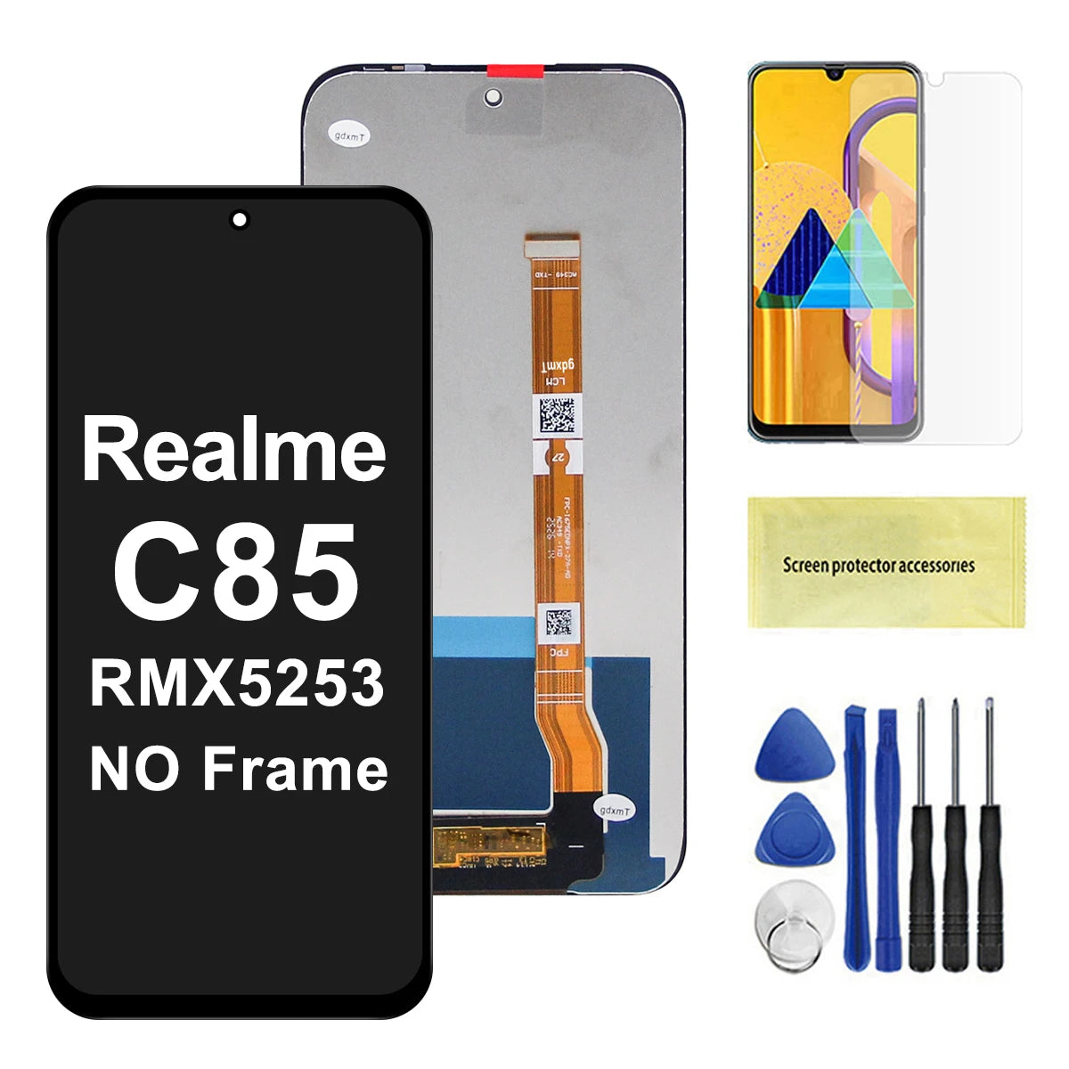 6.8" For OPPO Realme C85 RMX5253 LCD Display Touch Screen Digitizer For OPPO Realme C85 LCD Assembly Replacement Parts OPPO phone repair parts