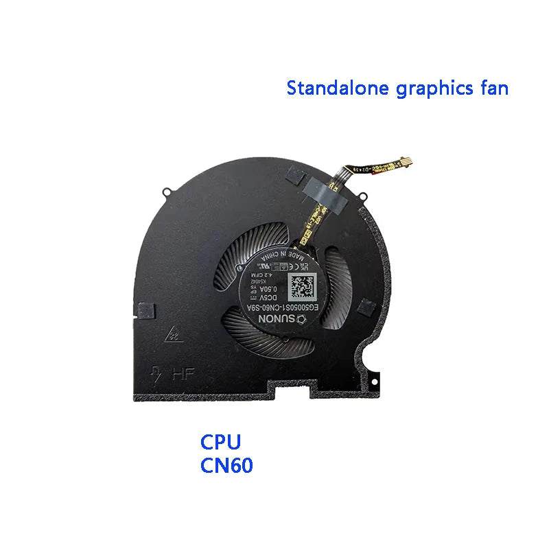 New Original Laptop CPU GPU Cooling Fan For DELL XPS 14 9440 0256J1 091DY0 Dell laptop repair parts