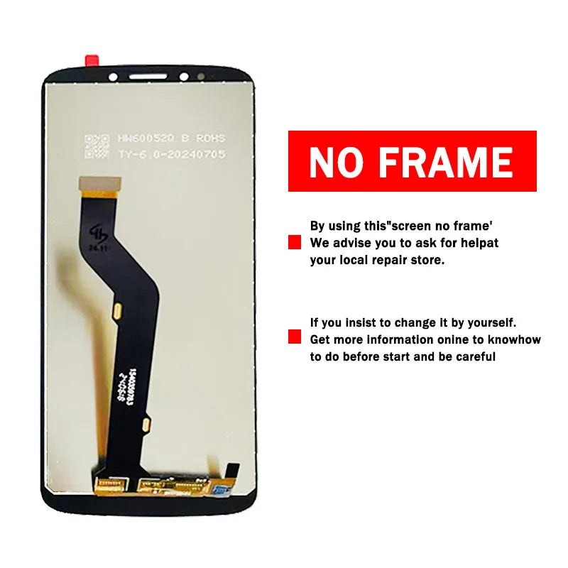 6.0" Screen For Motorola Moto E5 Plus LCD XT1924 XT1944-1 XT1944-2 Display Touch Screen Digitizer Assembly For Moto E5Plus LCD Motorola phone repair parts