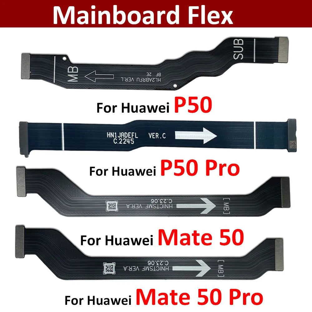 New For Huawei Mate 40 50 P50 P60 Pro Main Board Motherboard Connector Mainboard Flex Cable Huawei phone repair parts