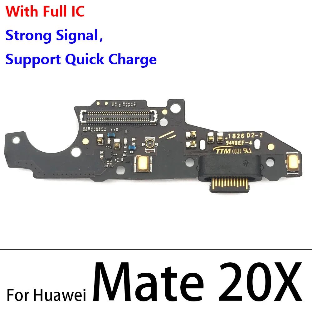 Dock Connector Charging Port Flex Cable For Huawei Mate 9 10 20 30 Pro Lite 20X USB Flex Cable Replacement Huawei phone repair parts