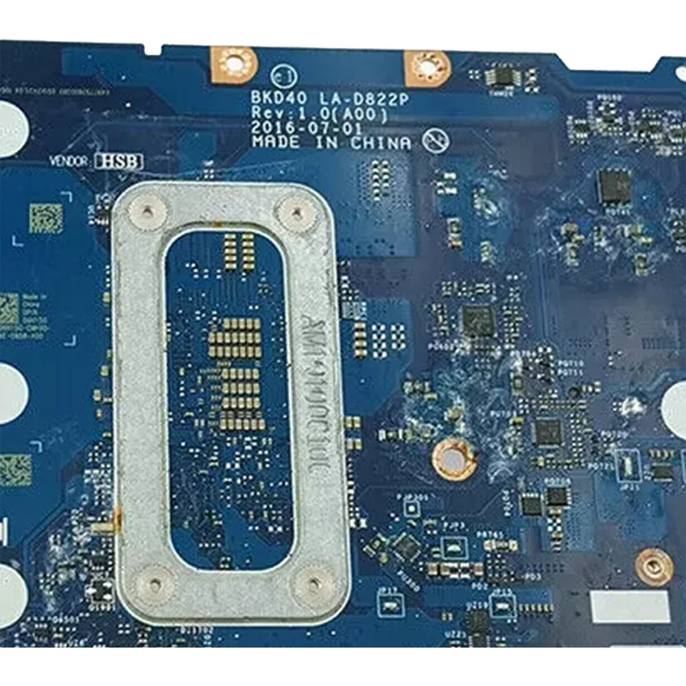 Laptop Motherboard for Dell Vostro 15 5568 LA-D822P With CPU:i3-6006U i3-7100U i5-7200U i7-7500U FRU:Y7Y9H V242N DELL  laptop repair parts