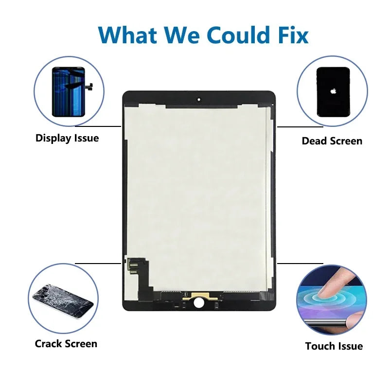 9.7" OEM LCD For Apple iPad Air 2 iPad 6 A1566 A1567 Touch Screen Digitizer Glass Assembly Replacement For iPad 6 Air2  iPad repair parts