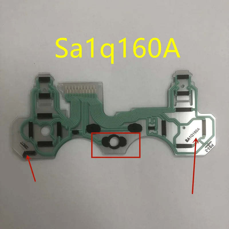20pcs/lot for Ps3 Game Controller Conductive Film Keypad Button Ribbon Flex Cable SA1Q160A SA1Q194A SA1Q135A SA1Q188A Game console repair parts