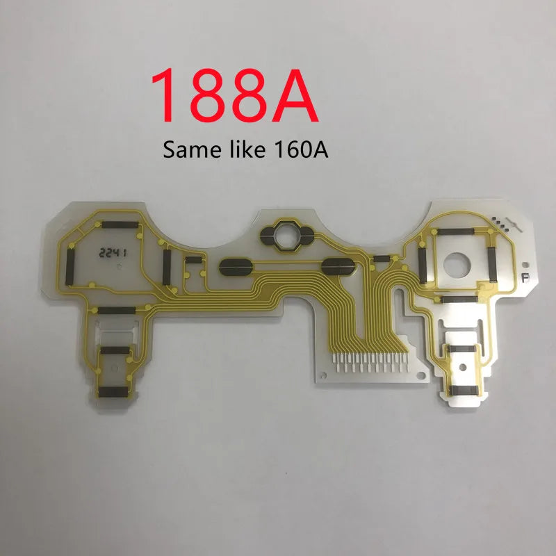 20pcs/lot for Ps3 Game Controller Conductive Film Keypad Button Ribbon Flex Cable SA1Q160A SA1Q194A SA1Q135A SA1Q188A Game console repair parts