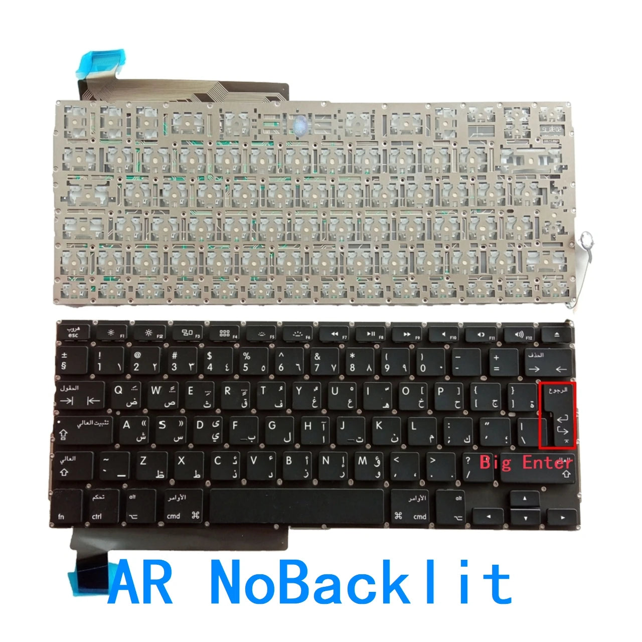 New US Russian Spanish UK Arab Language  Backlit Keyboard For Apple Macbook Pro 15" A1286 2009 2010 2011 2012 MACBOOK laptop repair parts