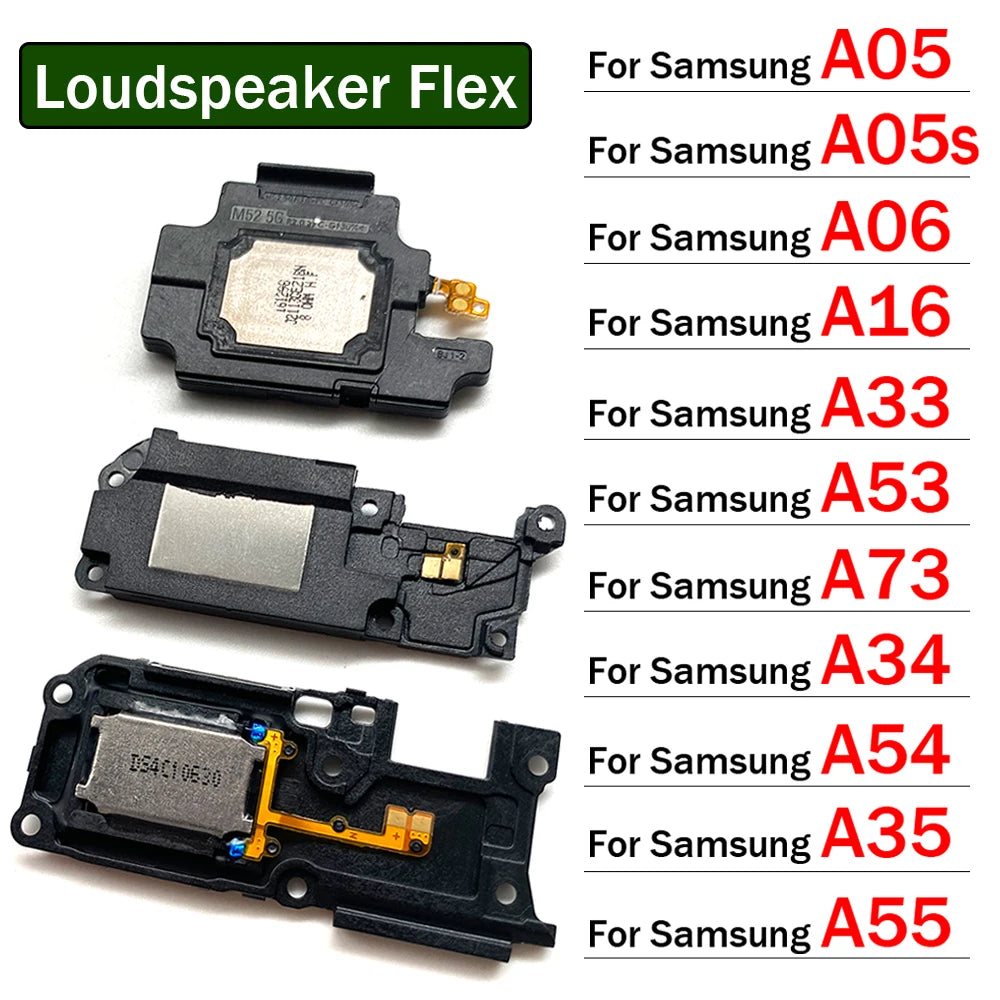 New For Samsung A05 A05s A06 A16 A33 A53 A73 A34 A54 A35 A55 5G Loudspeaker bottom Loud Speaker Sound Buzzer Ringer Flex Cable Samsung phone repair parts