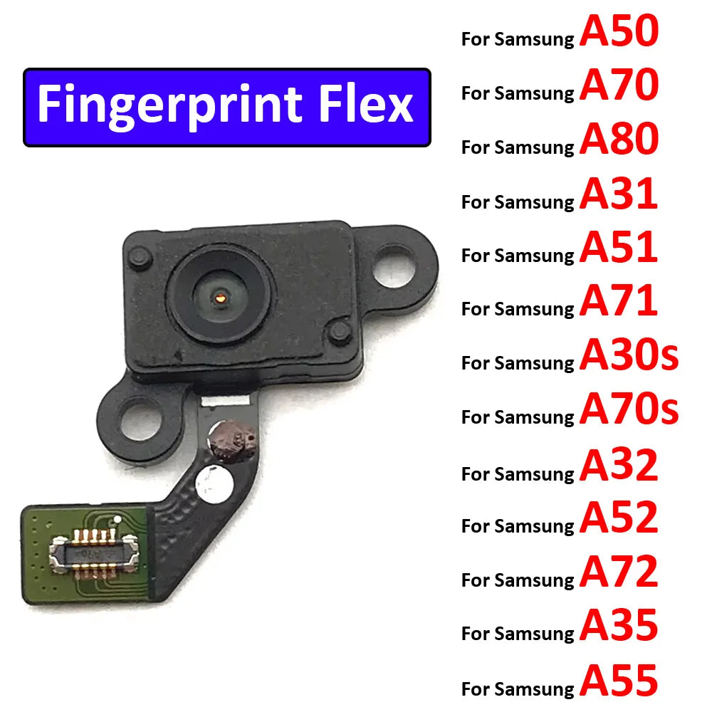 Home Button Fingerprint Sensor Flex Cable For Samsung A50 A70 A80 A31 A51 A71 A30s A70s A35 A55 A32 A52 A72 4G 5G Samsung phone repair parts