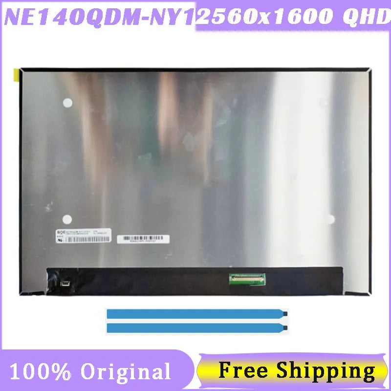 14 Inch IPS Screen NE140QDM-NY1 NE140QDM NY1 KL1400E021 2560x1600 QHD EDP 40 Pin 165HZ Laptop Display Panel replacement