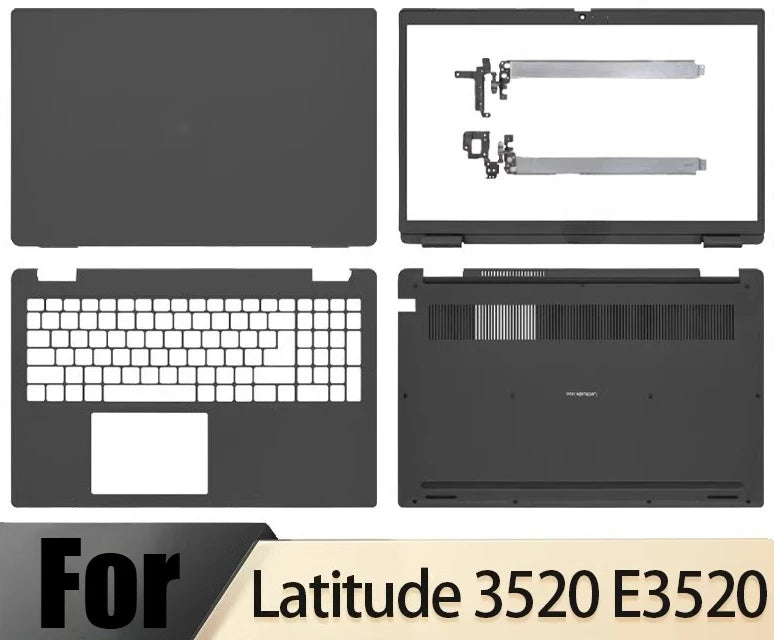 Cover Case for Dell Latitude 3520 3525 3530 E3520 LCD top back housing cover bezel frame bottom case hinge upper palmrest Shell Dell laptop repair parts