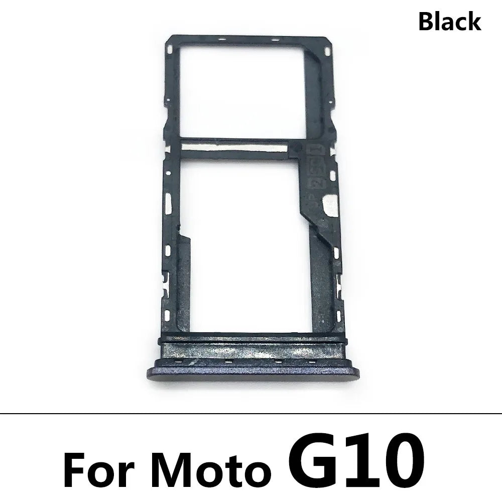 New For Motorola Moto G10 G20 G30 G50 G60 G60s G100 5G SIM Card Slot SD Card Tray Holder Adapter Replacement Parts Motorola phone repair parts