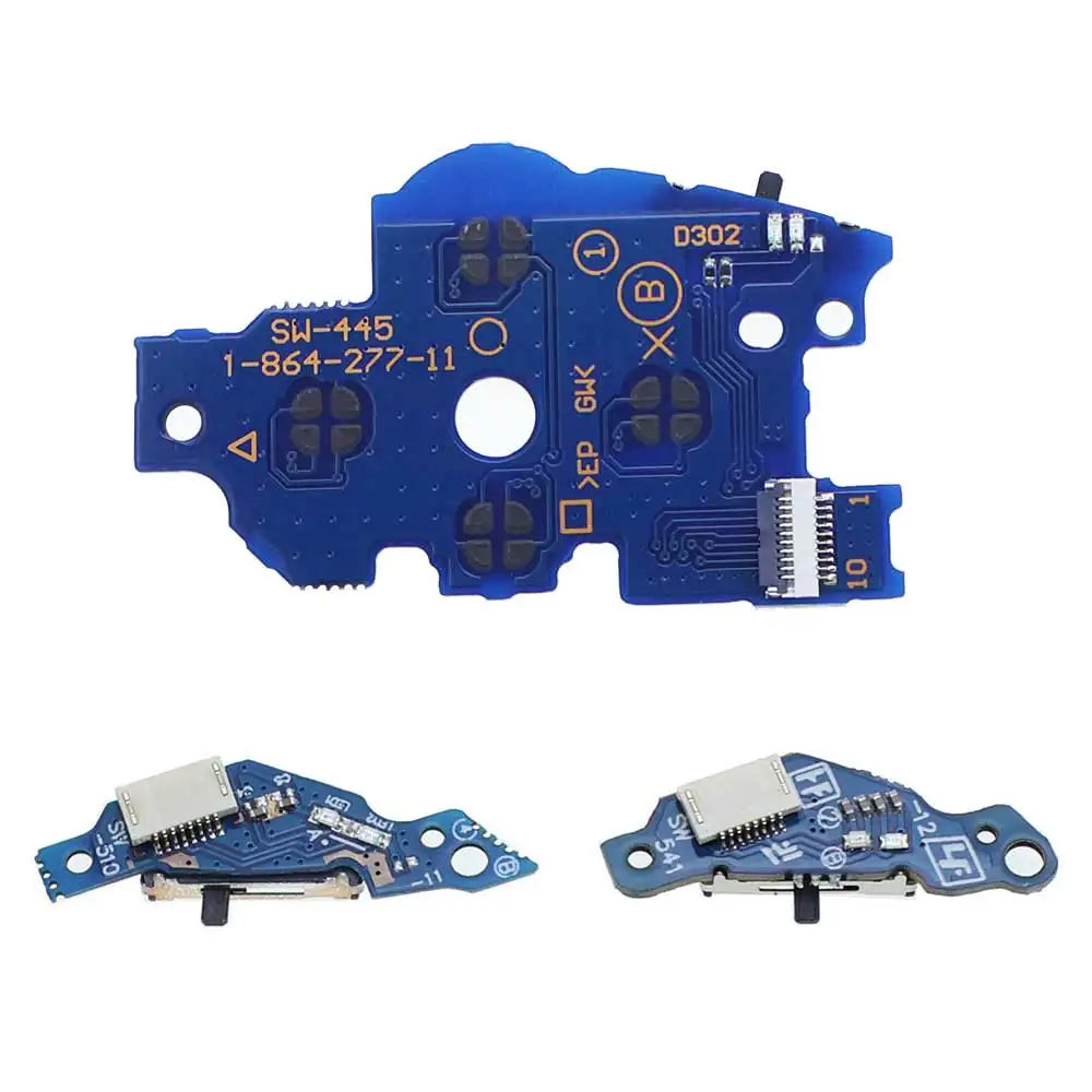 1Piece PCB Power On Off Switch Board Replacement Parts For PSP1000 PSP2000 PSP3000 Built-in Sliding Switch Start Keys Accessorie Game console repair parts