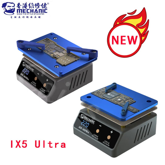 MECHANIC IX5 Ultra 10 In 1 IX5 ULTRA Layered Preheater Platform Anti-Spray Tin For X XS MAX 11 12 PRO MAX Repair Fast Shipping Professional Repair Tools