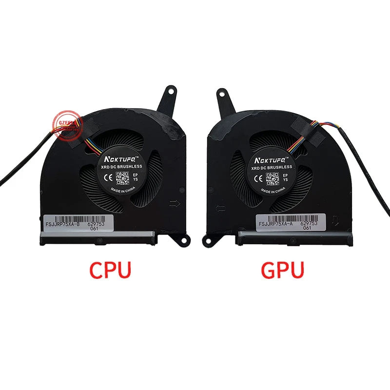 New CPU Cooling Fan For Gigabyte Aorus 15G 15P 17P 17G XC RX7G RP77 RX5G RP75 RP75W XA XD OLED SA AERO 17 AERO 15 OLED Gigabyte laptop repair parts