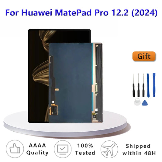 12.2" OEM LCD Touch Screen For Huawei MatePad Pro 12.2 (2024) Assembly Digitizer Front Glass Display Panel Replacement  Huawei Tablet repair parts