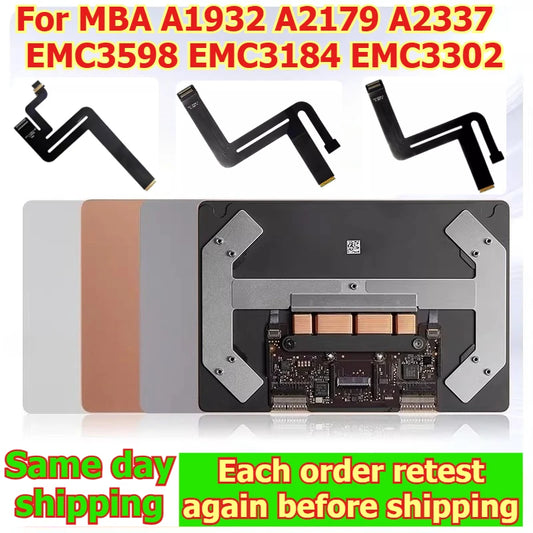 A1932 A2179 A2337 Touchpad Trackpad cable for Macbook Air M1 A2337 EMC3598 EMC3184 EMC3302 Track pad Gold Grey Silver Color Macbook repair parts