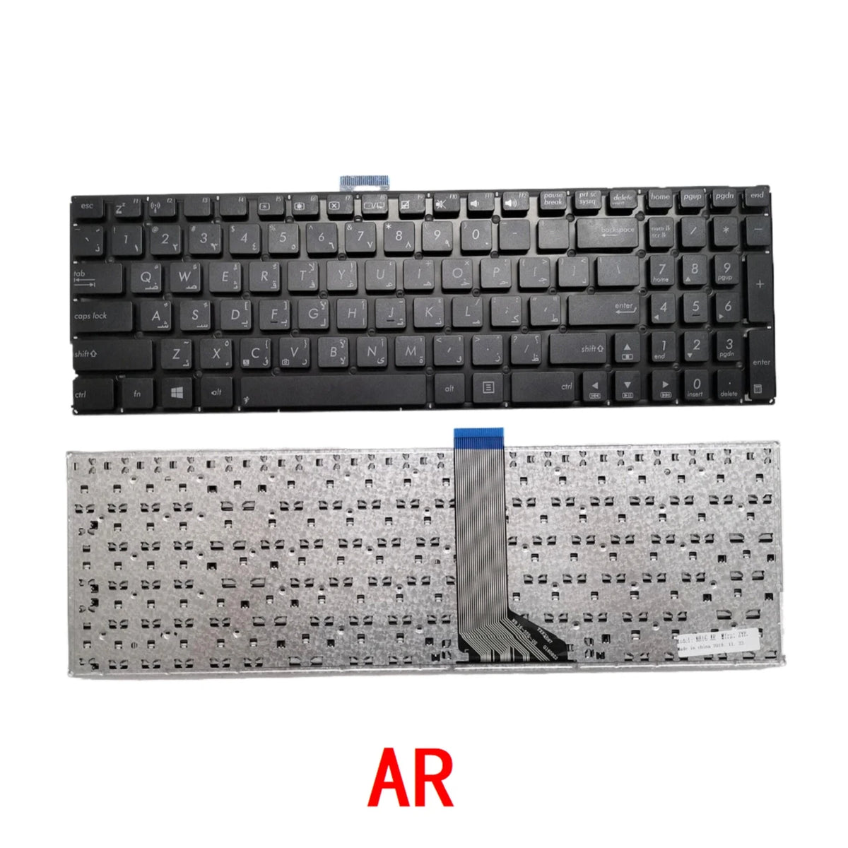 New US Russian Spanish Arab Brazil Keyboard For ASUS X555 X555L X555LA X555LD X555LN X555LP X555LB X555LF X555LI X555U TP550  ASUS laptop repair parts