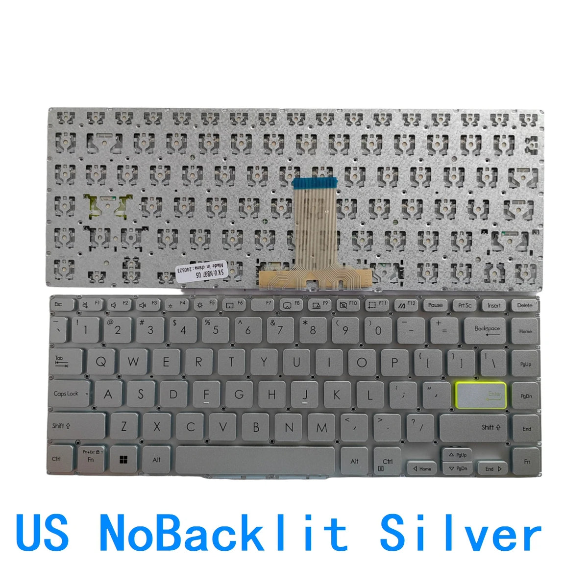 New US Language  Keyboard For ASUS Vivobook Flip 14 TP470 TM420 TM420UA TP470EA TP470EZ Notebook PC Replacement Keyboard  ASUS laptop repair parts