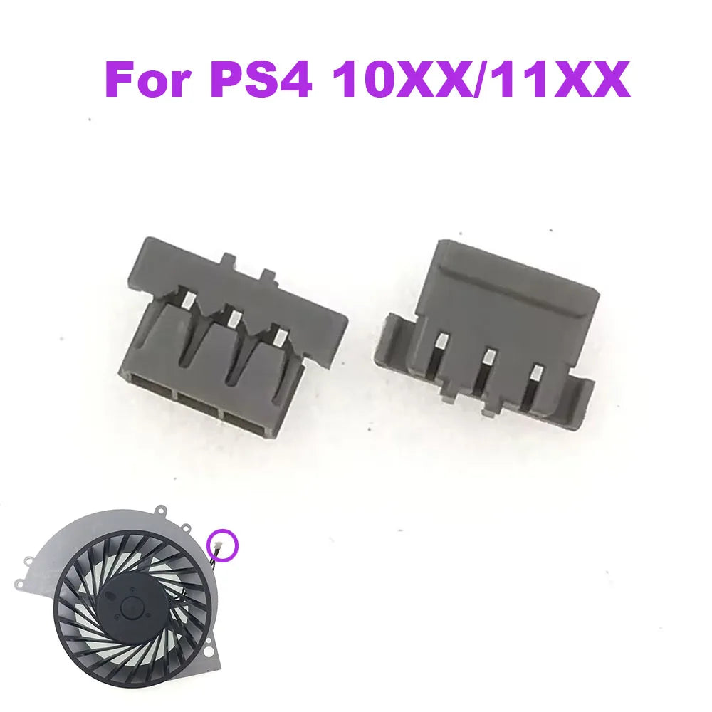 2-10pcs Connect Socket For PS4 CUH / CHU 1000 10XX 11xx Fan Small Connector Shell Repair Game console repair parts