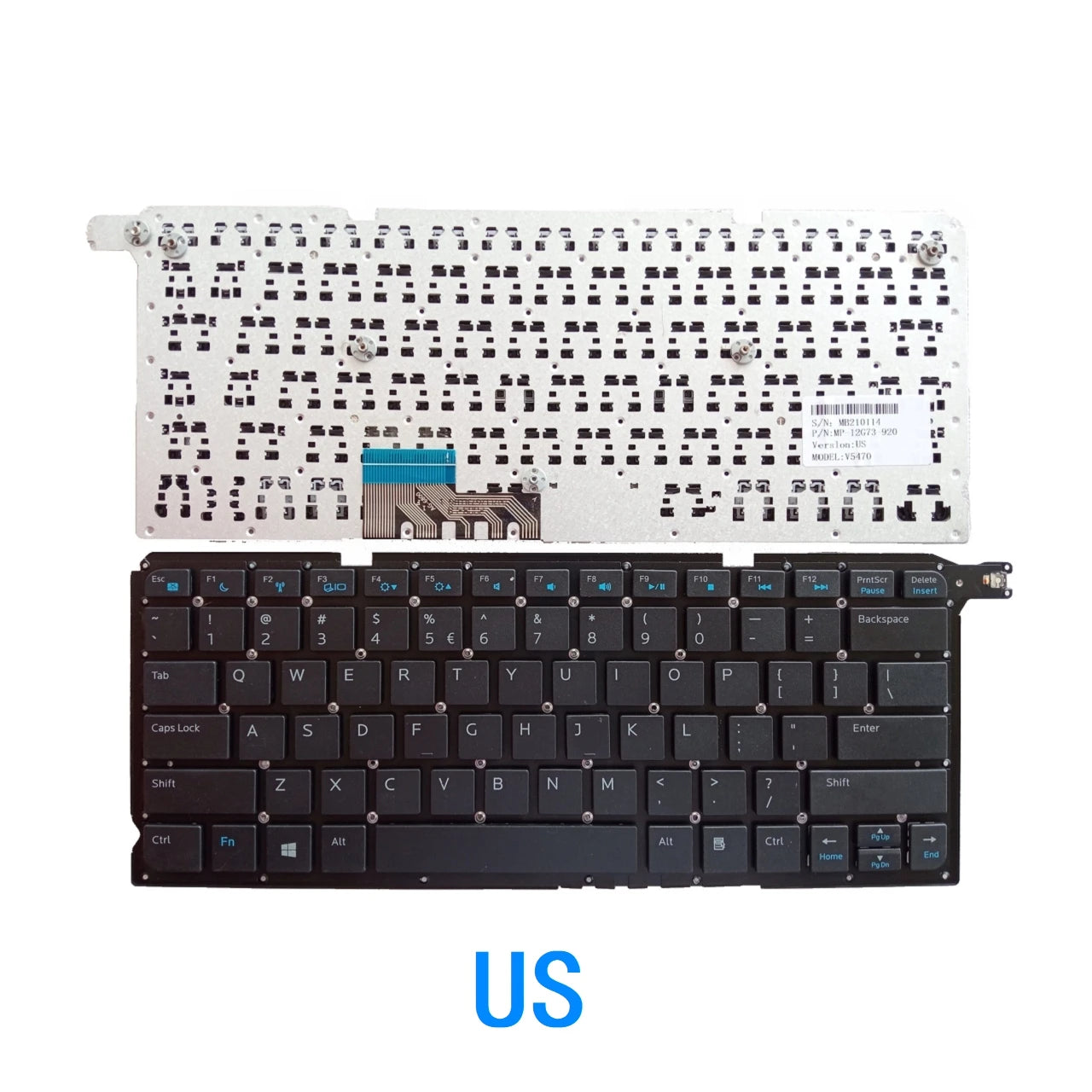 New US Russian Spanish Arab Brazil Language  Keyboard For Dell Vostro 5460 V5460 V5480 P41G 14-5439 5470 5470R MP-12G7Dell laptop repair parts