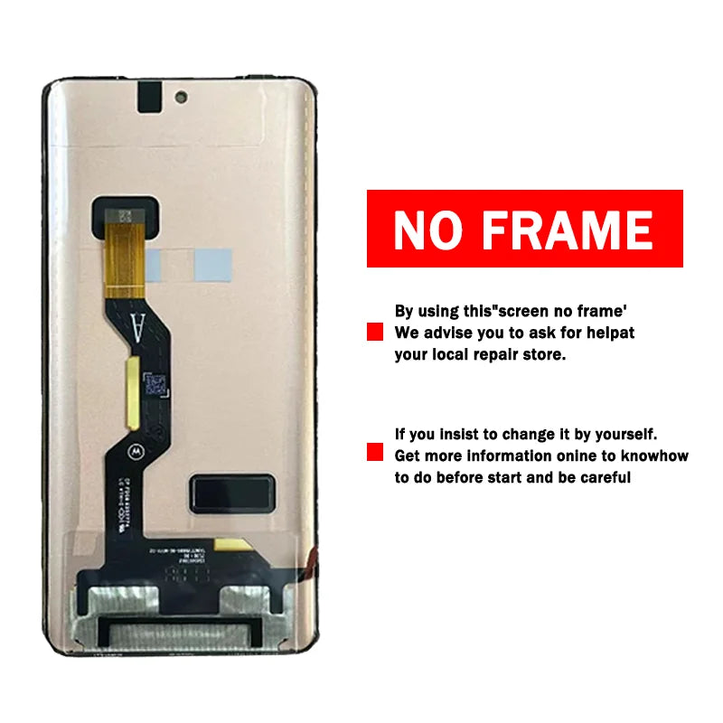 6.7" AMOLED For Motorola Edge 2025 LCD Display Screen Touch Digitizer Assembly For Moto Edge2025 XT2519 Display Frame Motorola phone repair parts