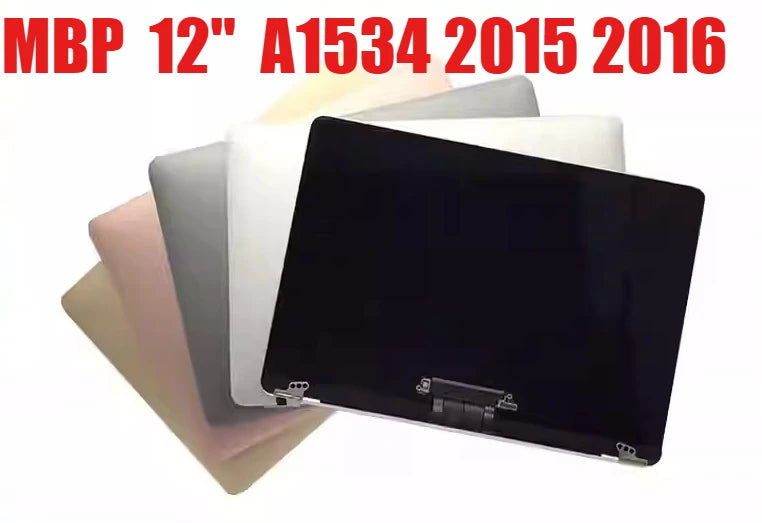Lcd display screen panel for Macbook pro 12" inch A1534 2015 2016 gold silver gray rose gold  lcd screen assembly