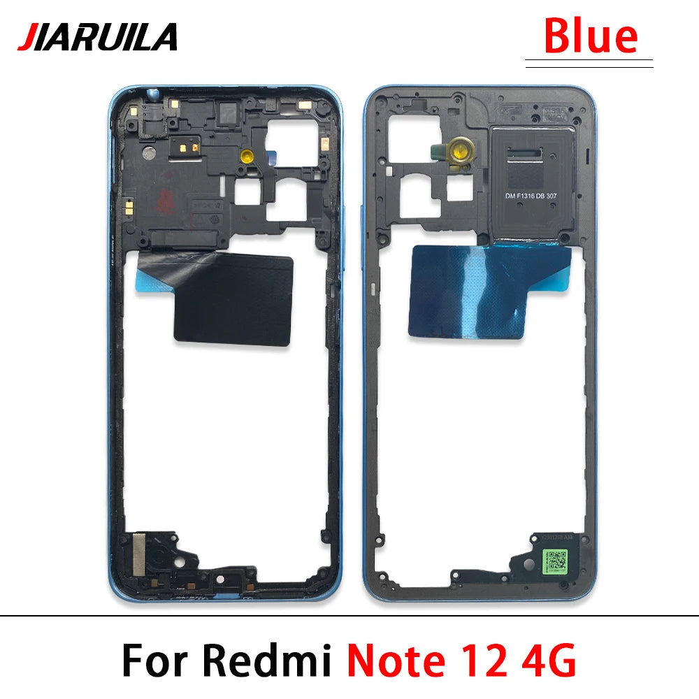For Xiaomi Redmi Note 12 4G / Note 12 5G / Note 12 Pro 4G 5G / Note 12s Middle Frame Holder Housing Replacement Parts  Xiaomi  Xiao mi phone repair parts