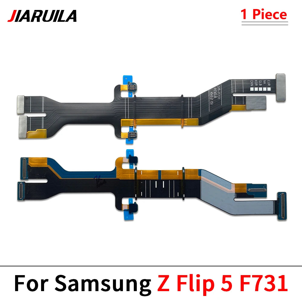 New Spin Axis Flex For Samsung Z Flip 1 2 3 4 5 F700 F707B F711 F721 F731 5G MainBoard Connector LCD Display USB Flex Cable Samsung phone repair parts