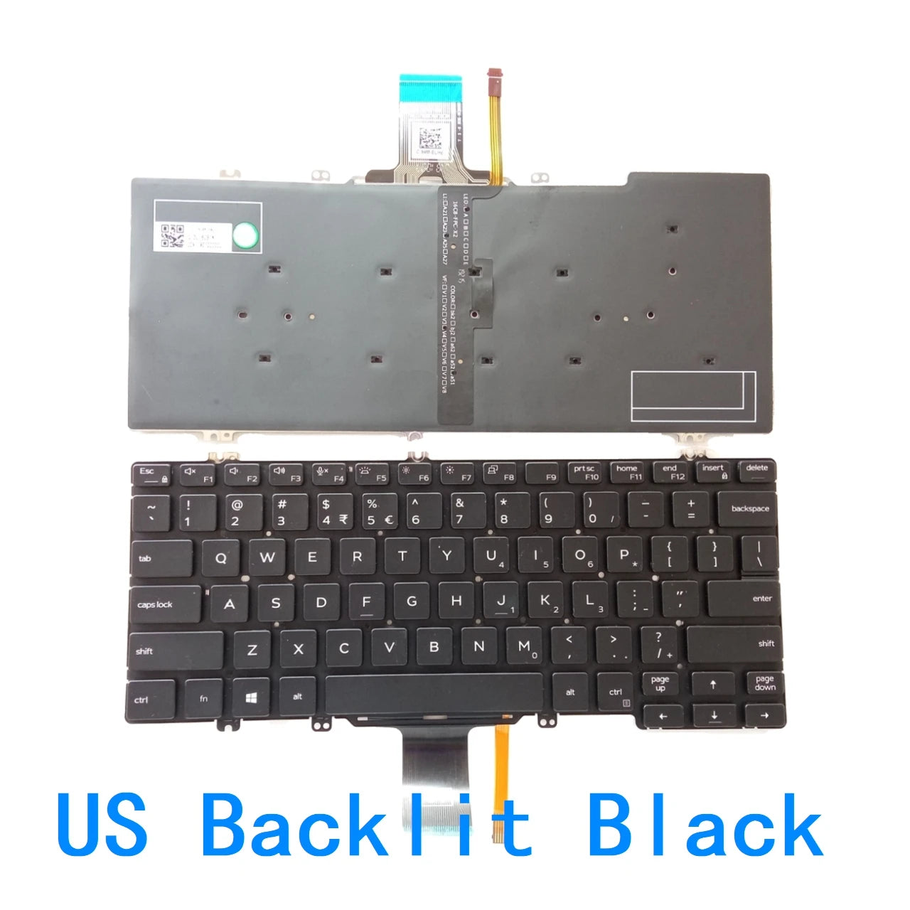 New US Spanish Latin UK Brazil Portuguese Laptop Backlit Keyboard For Dell Latitude 7300 E7300 5300 2 in 1 0483X1Dell laptop repair parts