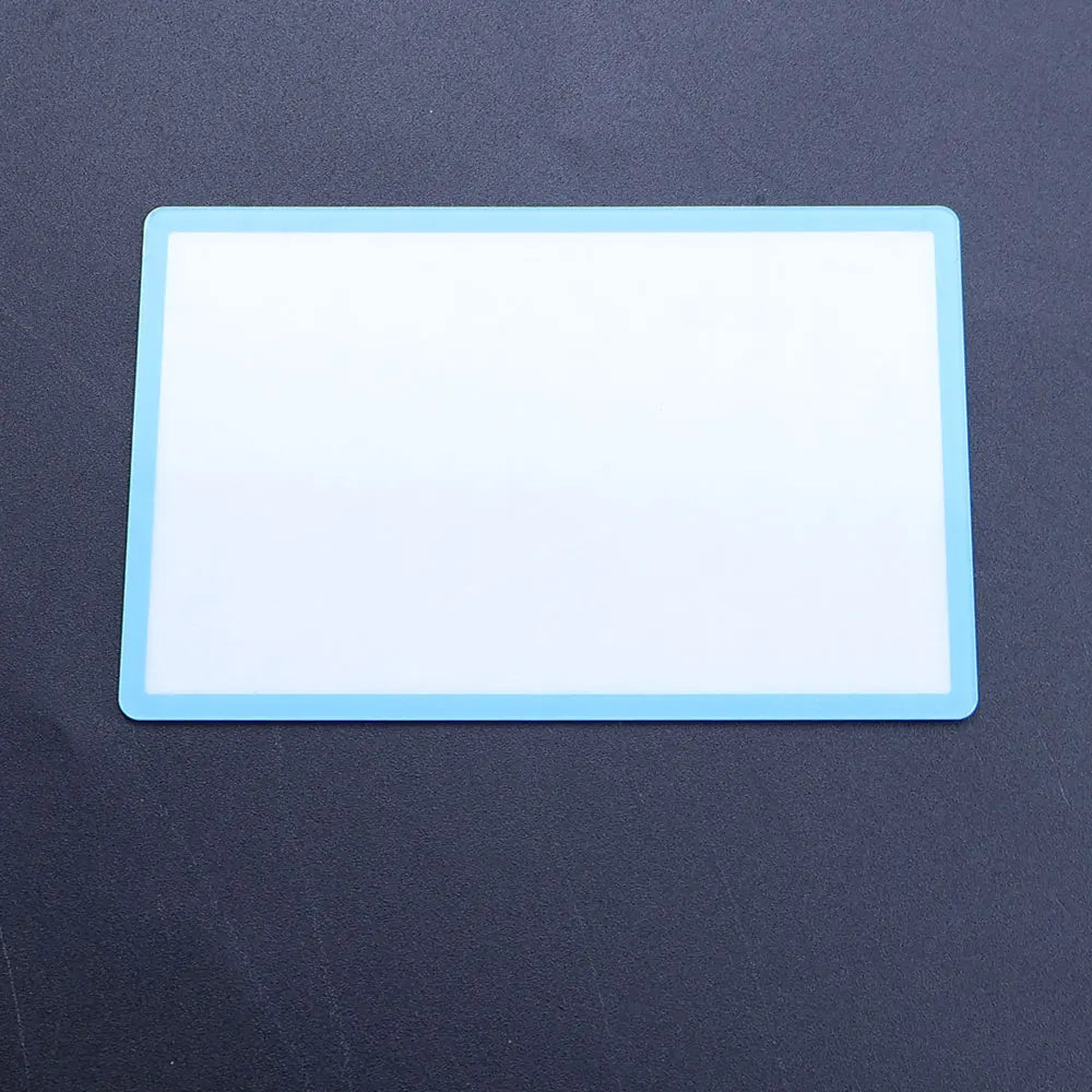 1Piece For 2DS Top Surface Mirror Glass/Plastic Upper LCD Screen Lens With Adhesive Front Protector Cover Replacement Game console repair parts