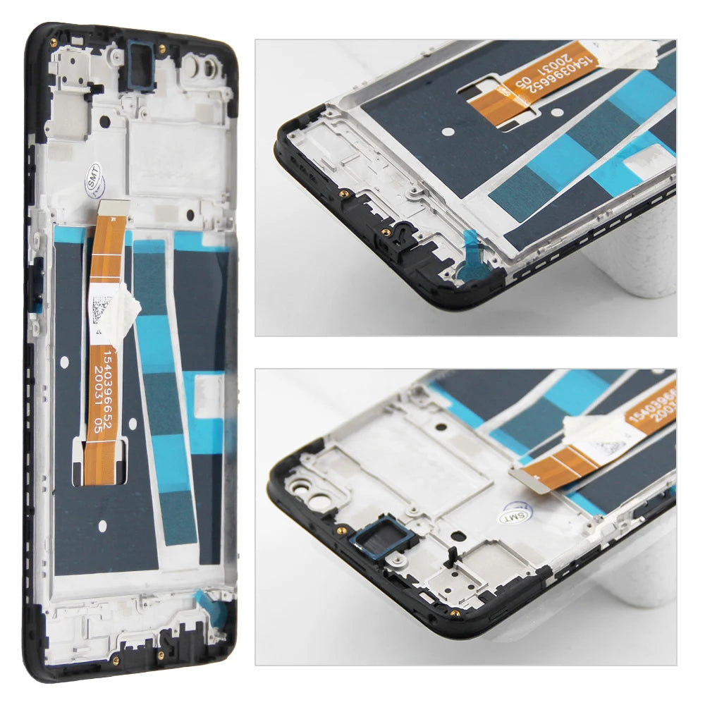 6.5" Display Screen for Oppo A92 CPH2059 Lcd Display Digital Touch Screen with Frame for Oppo A92 Screen Replacement OPPO phone repair parts