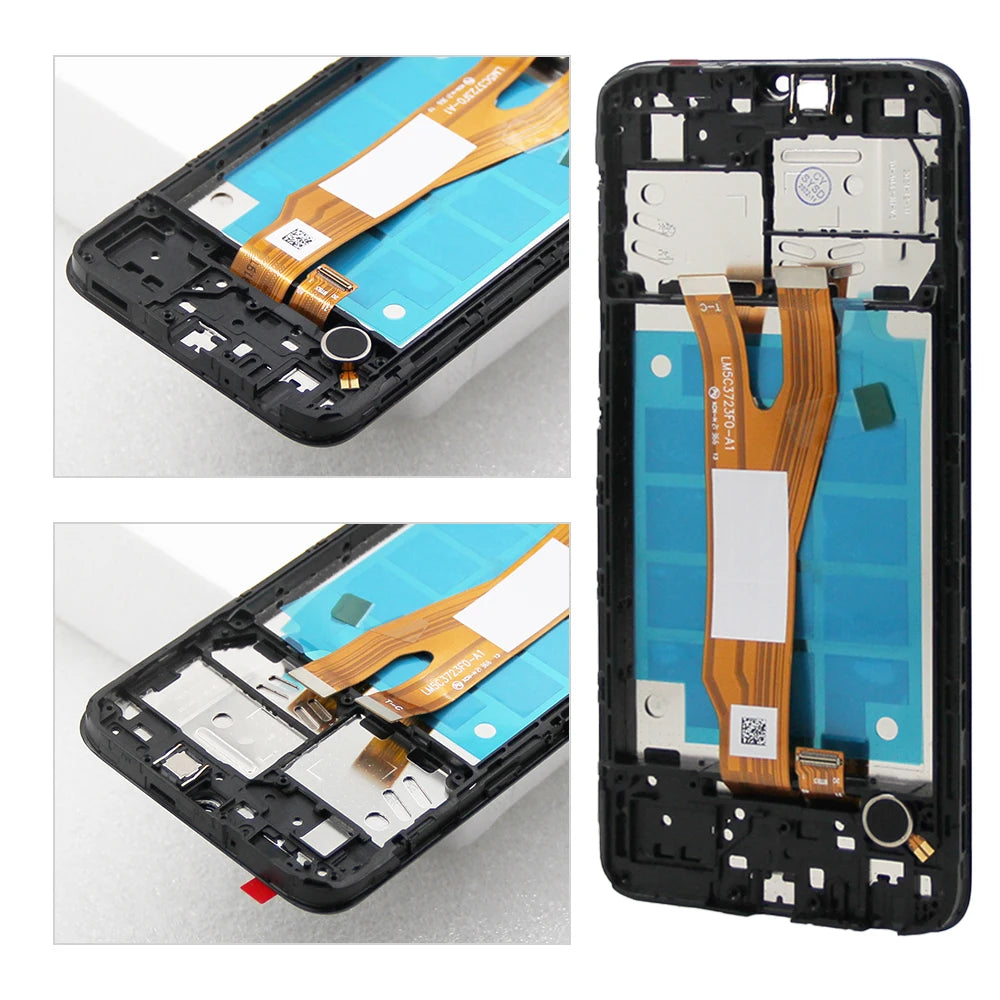 A03 Core Screen with Frame, for Samsung Galaxy A03 Core A032 A032F Lcd Display Touch Screen with Frame Assembly Replacement Samsung phone repair parts