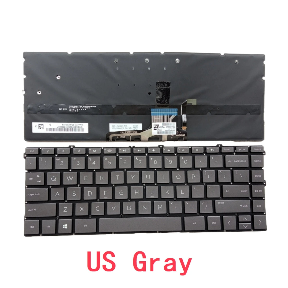 New US Spanish Laptop Backlit Keyboard For HP Spectre x360 13-AW 13-AW0003DX 13-AW0008CA 13-AW0013DX 13-AW0020NR 13-AW0023DX  HP laptop repair parts