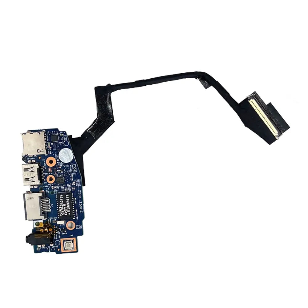 For Dell Vostro 14 5410 5415 Laptop WLAN RJ45 Earphone Audio USB Jack Port Switch Power Button Board Cable 0C7N67 06K5G9 0GT9VW Dell laptop repair parts