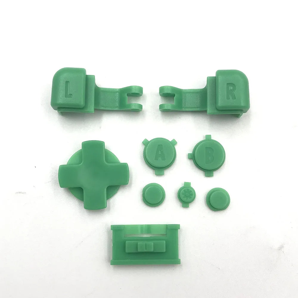 For GameBoy Advance SP Plastic Full Button Set For GBA SP A B Select Start Power ON/OFF L R Buttons Kit D Pad Game console repair parts