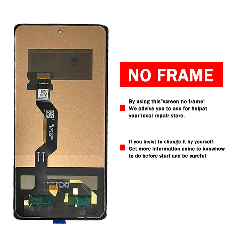 TFT G85 XT2427-3 Display Screen With Frame for Motorola Moto G85 LCD Dispaly Touch Screen Digitizer Assembly Replacement Motorola phone repair parts